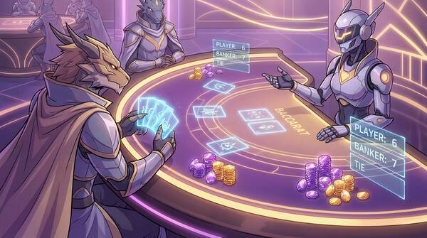 Mesa de Bacará Digital brlbet